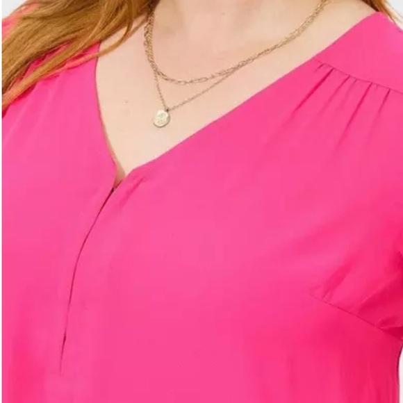 Torrid Women's Pink Blouse - Picture 3 of 8